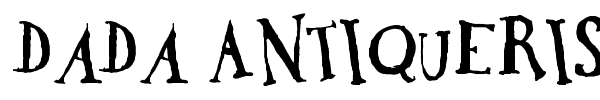 DaDa Antiquerist font preview